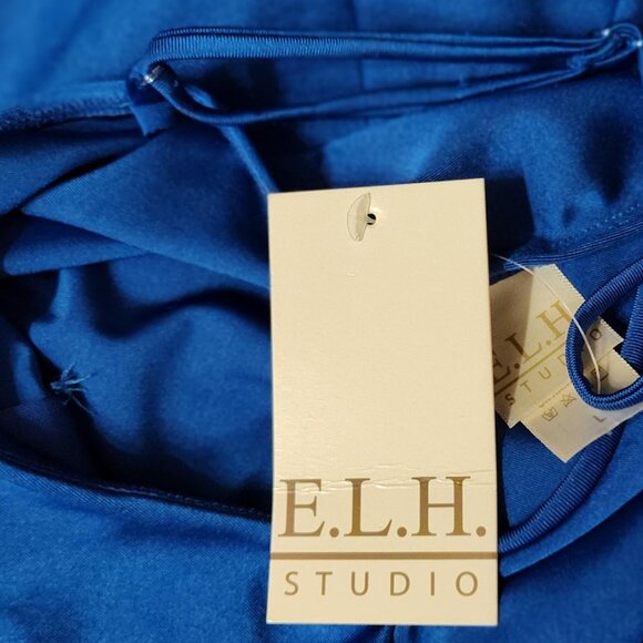 E.L.H. Studio women's royal blue prom type dress nwt - Picture 5 of 5